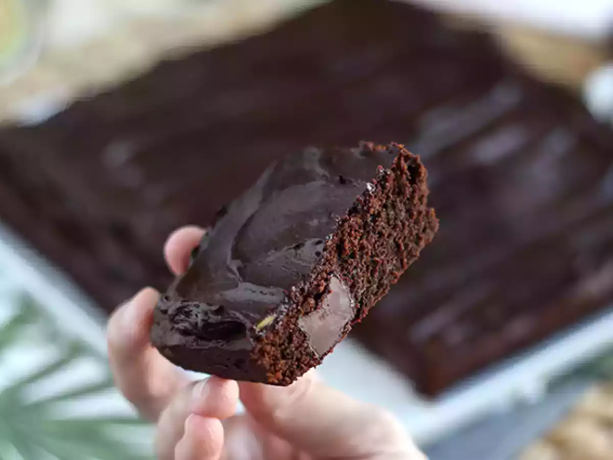 Brownie z awokado i czekoladą bez masła - bez laktozy - zdjęcie 2
