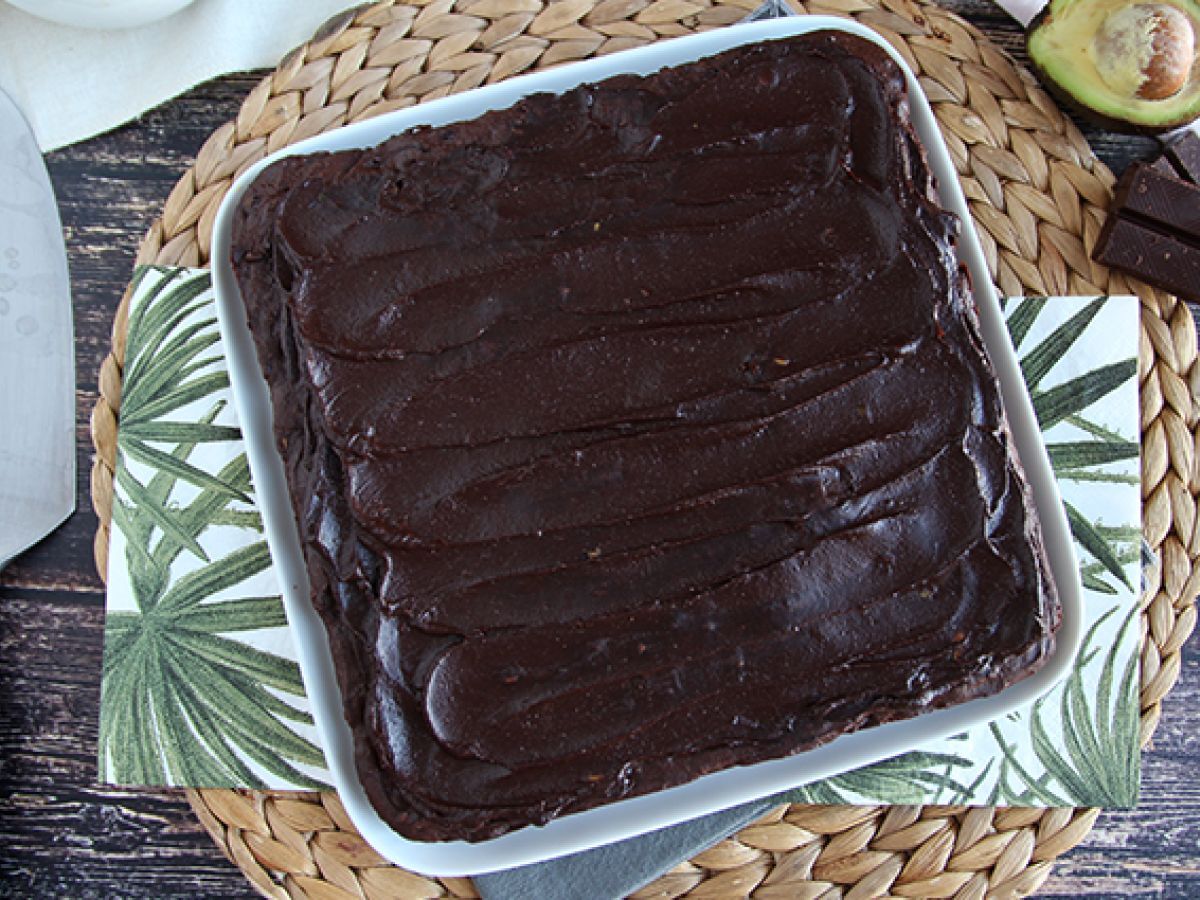 Brownie z awokado i czekoladą bez masła - bez laktozy - zdjęcie 4