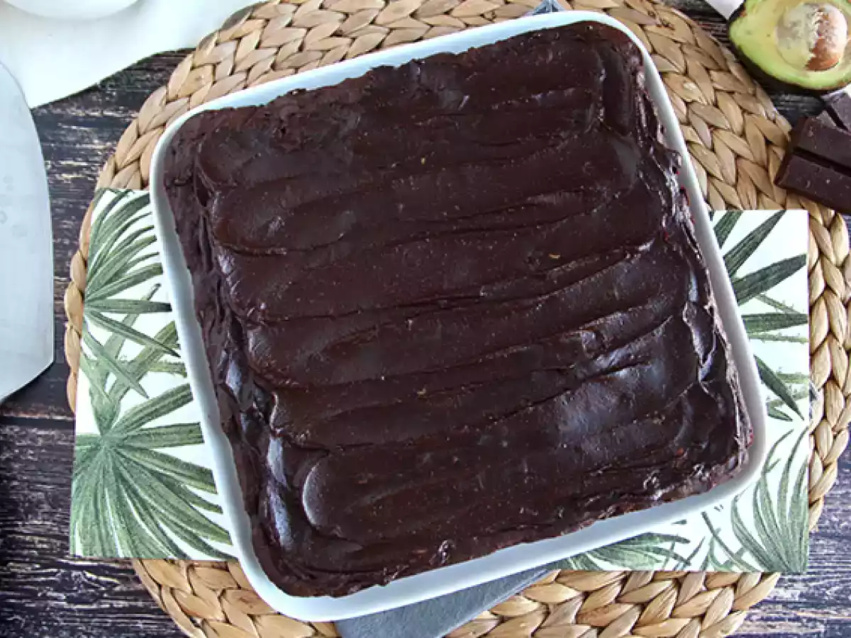 Brownie z awokado i czekoladą bez masła - bez laktozy - zdjęcie 4