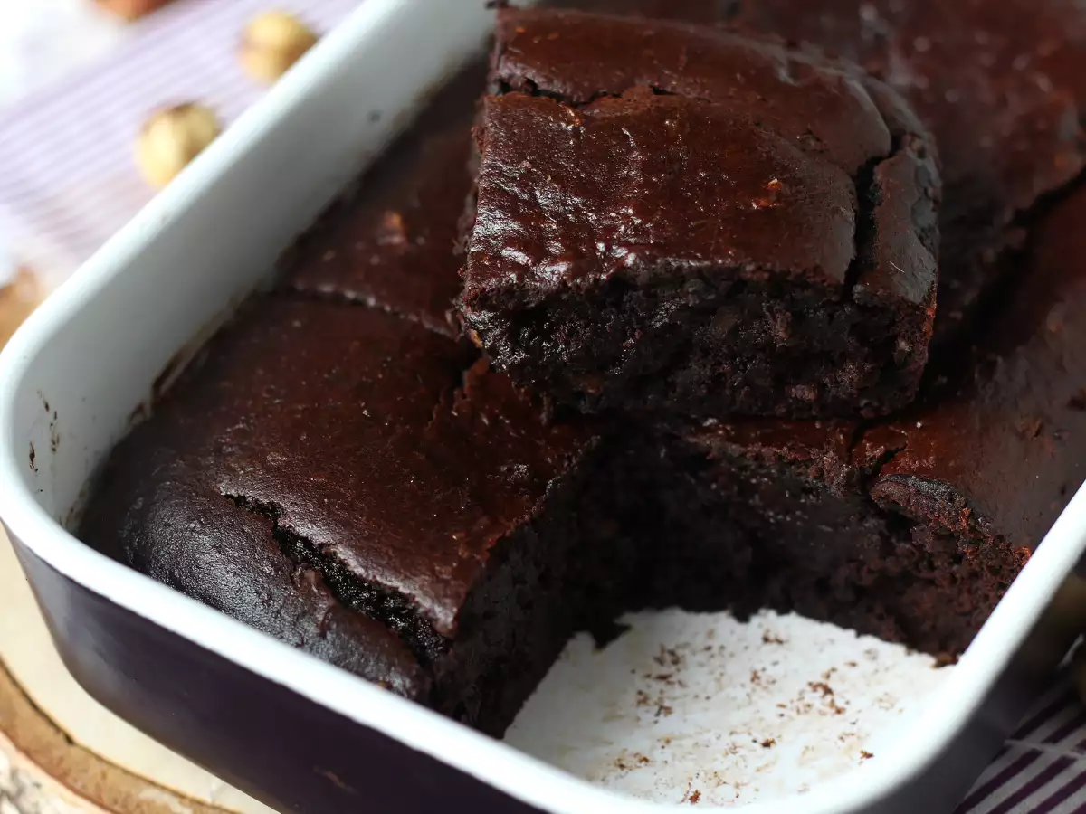 Brownie z batatów bez masła i oleju - zdjęcie 3