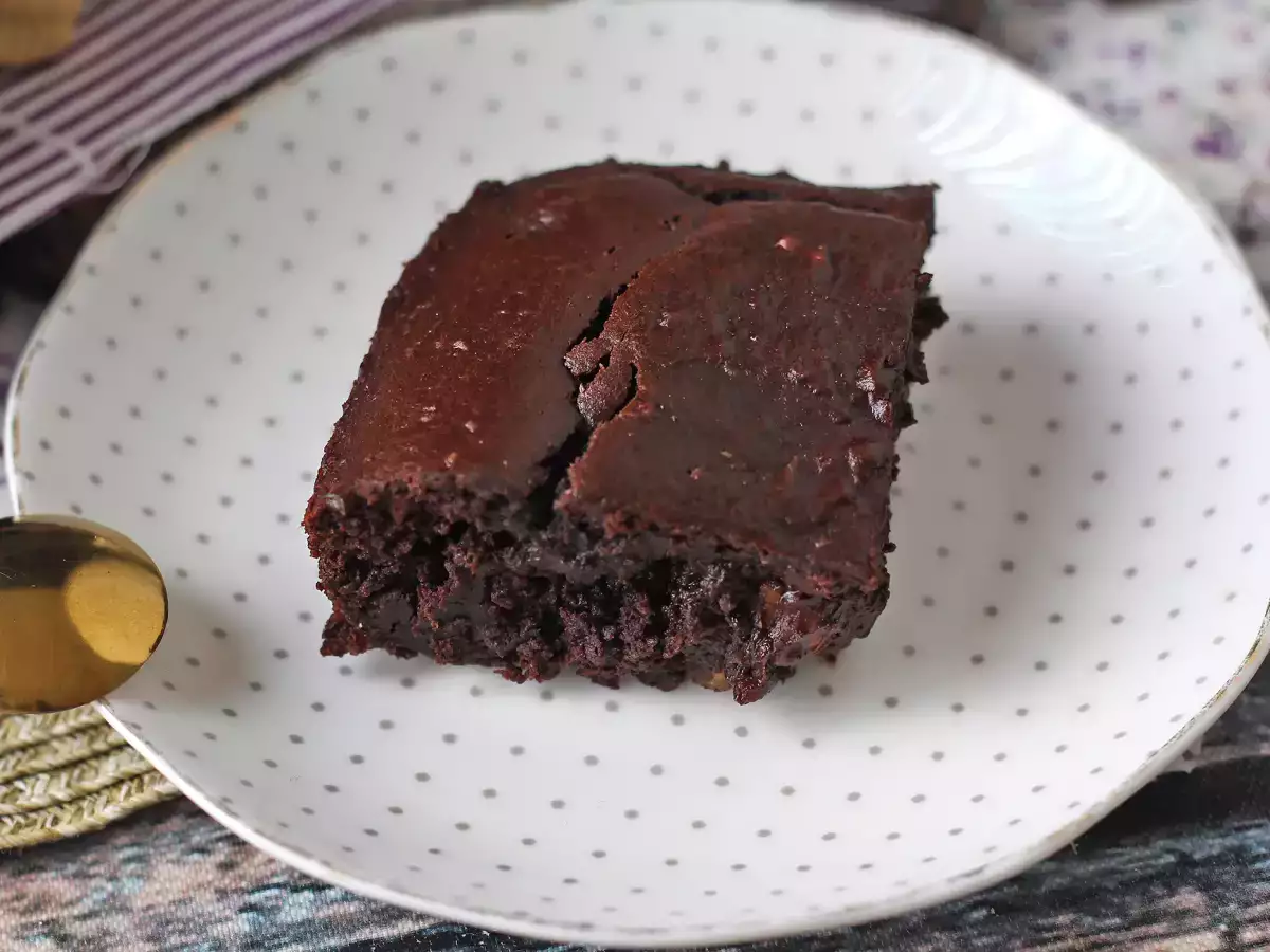 Brownie z batatów bez masła i oleju - zdjęcie 4