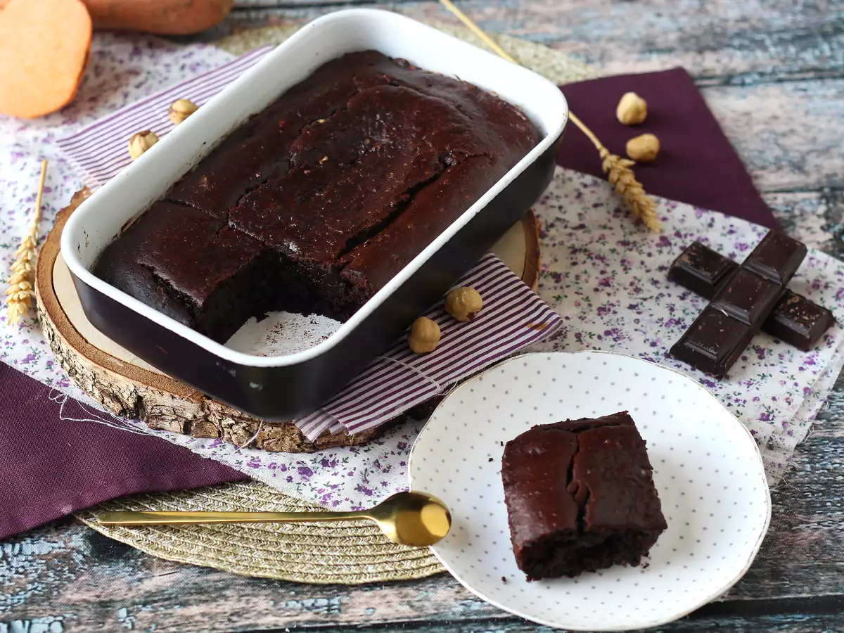 Brownie z batatów bez masła i oleju - zdjęcie 6