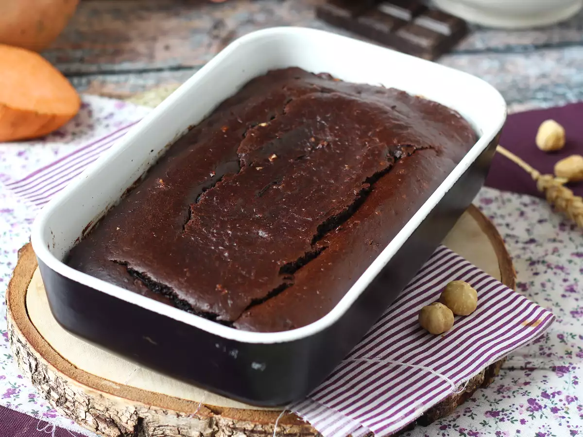 Brownie z batatów bez masła i oleju - zdjęcie 7