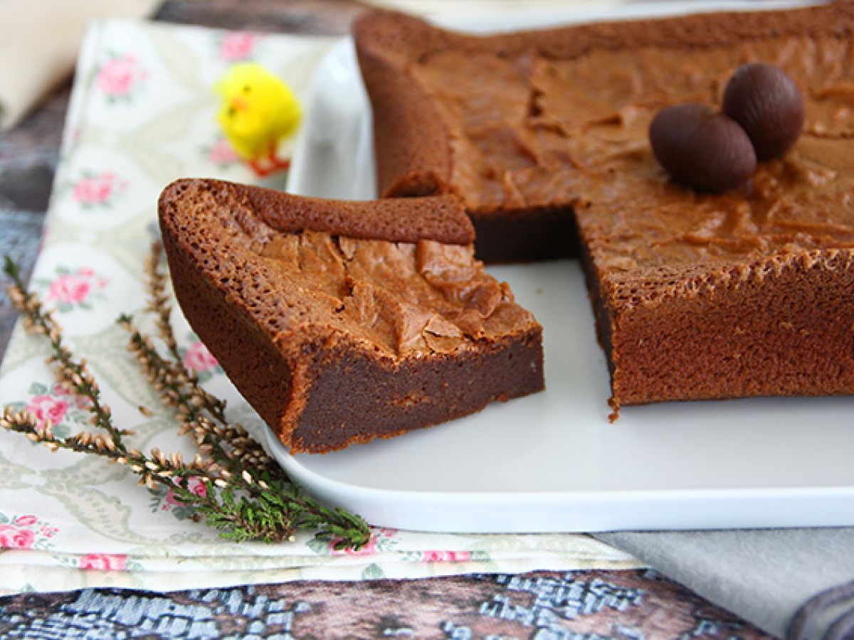 Brownie z resztkami wielkanocnych czekoladek - zdjęcie 4