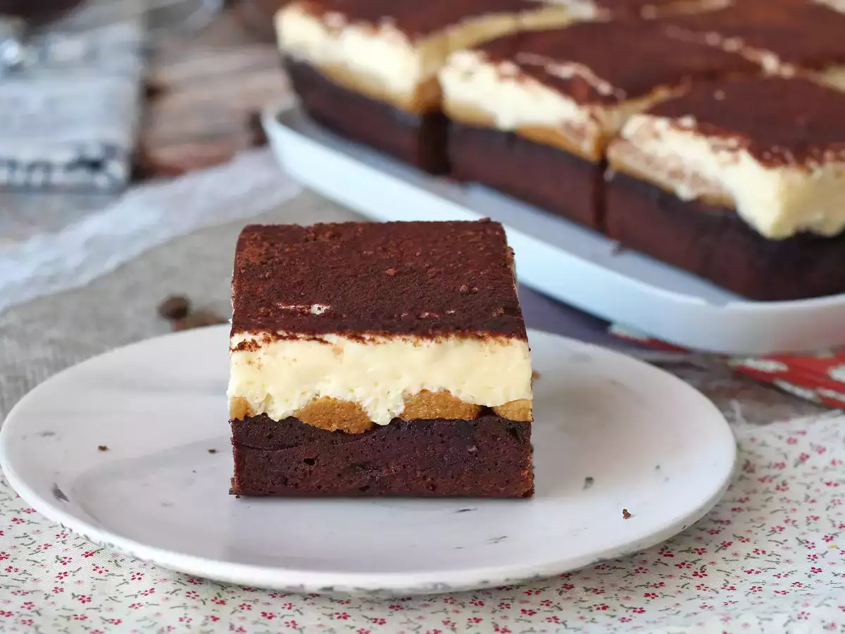 Browniemisu – idealne ciasto dla miłośników brownie i tiramisu