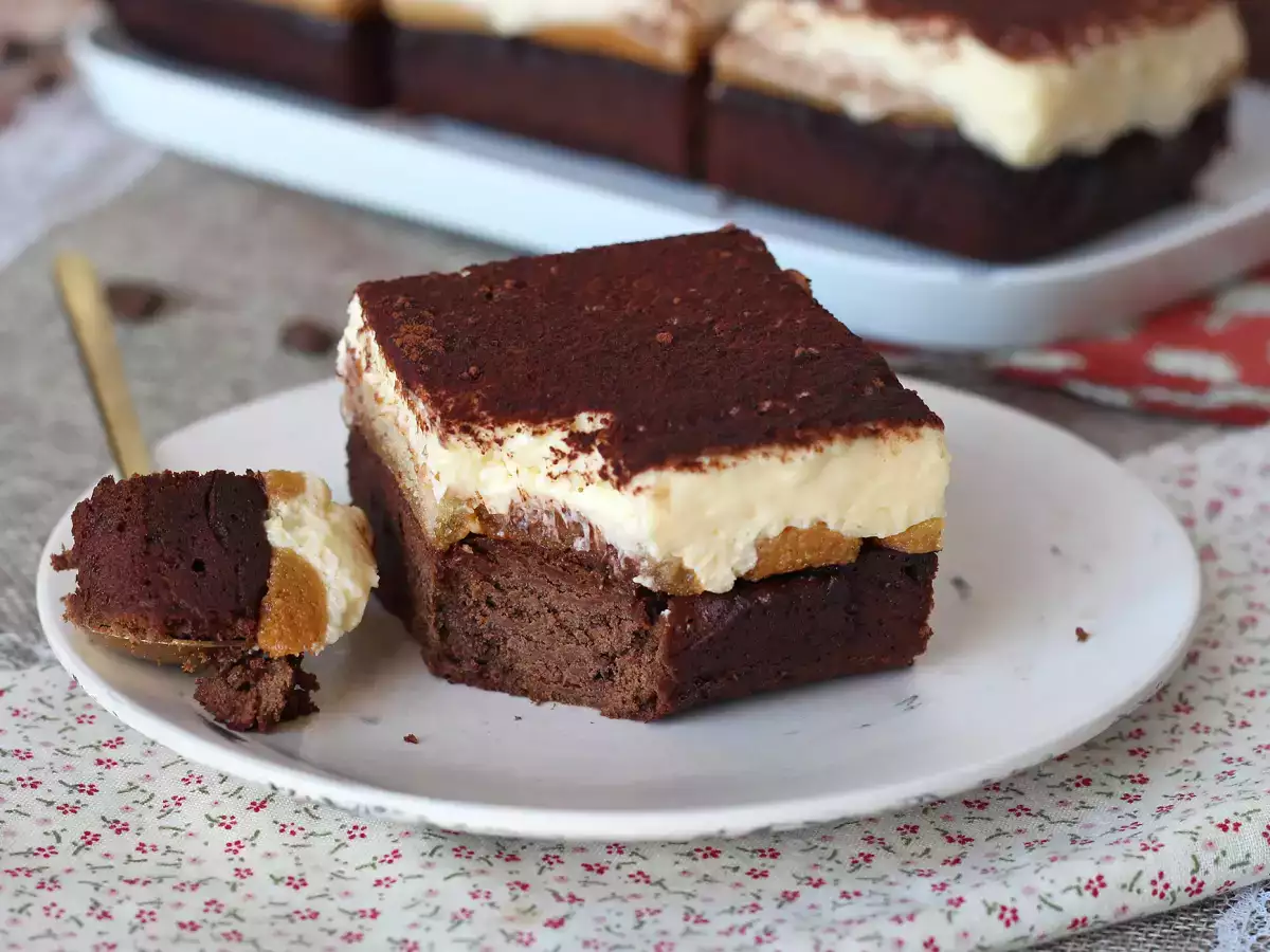 Browniemisu – idealne ciasto dla miłośników brownie i tiramisu - zdjęcie 3