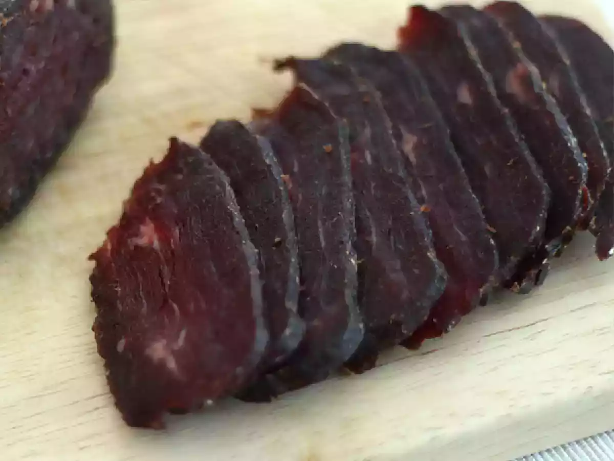 Bündnerfleisch lub suszona wołowina - zdjęcie 2