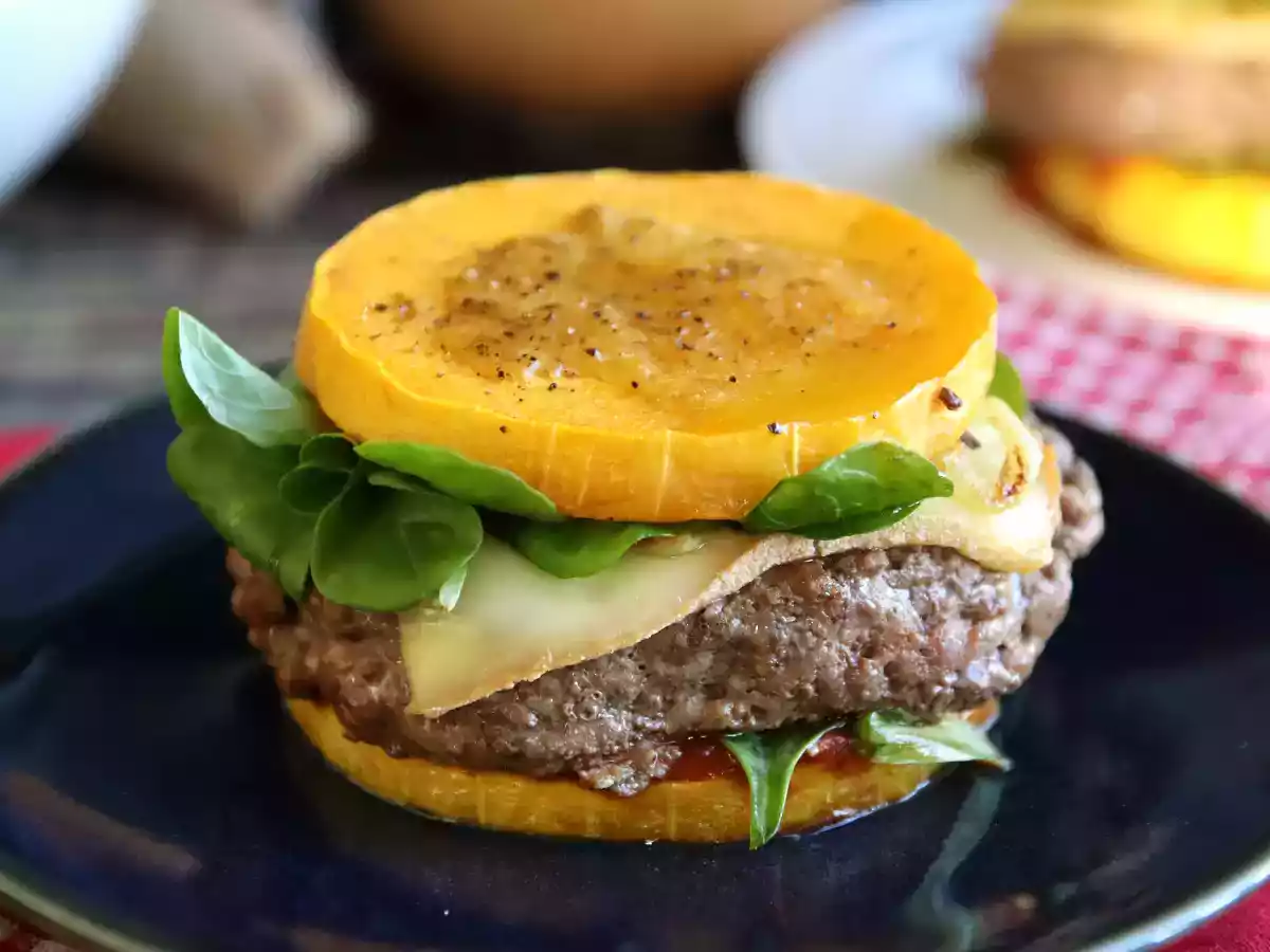 Burgery z dyni piżmowej (gwarantowane bez chleba!) - zdjęcie 2