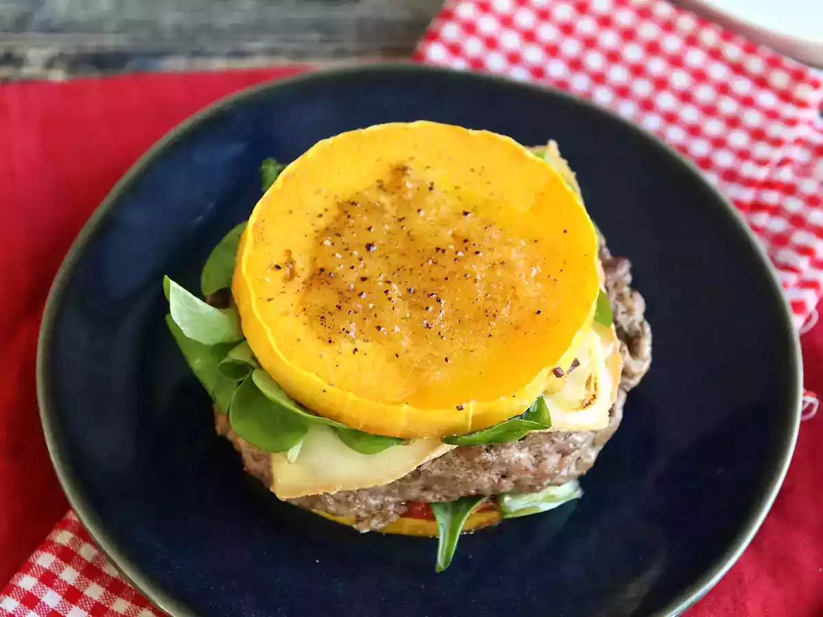 Burgery z dyni piżmowej (gwarantowane bez chleba!) - zdjęcie 3