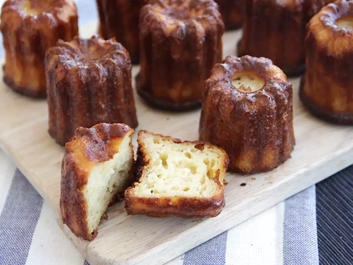 Canelés bordelais – bordoskie ciasteczka