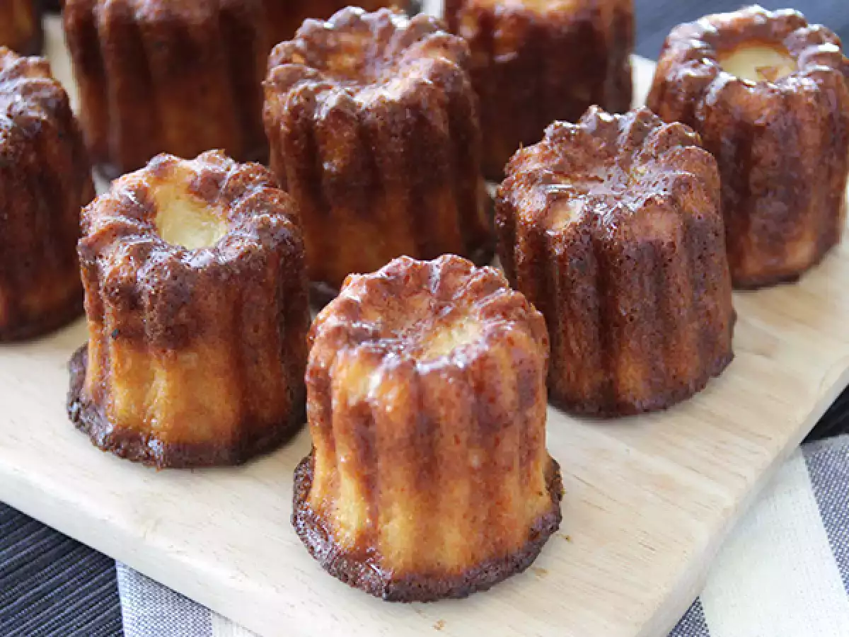 Canelés bordelais – bordoskie ciasteczka - zdjęcie 2