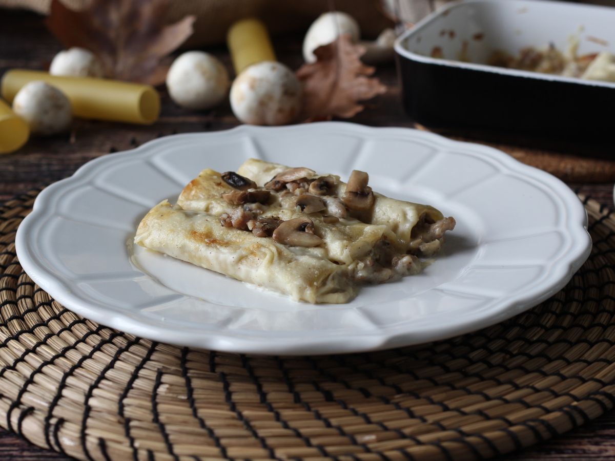 Cannelloni z pieczarkami i kiełbasą: bogate i smaczne pierwsze danie - zdjęcie 5
