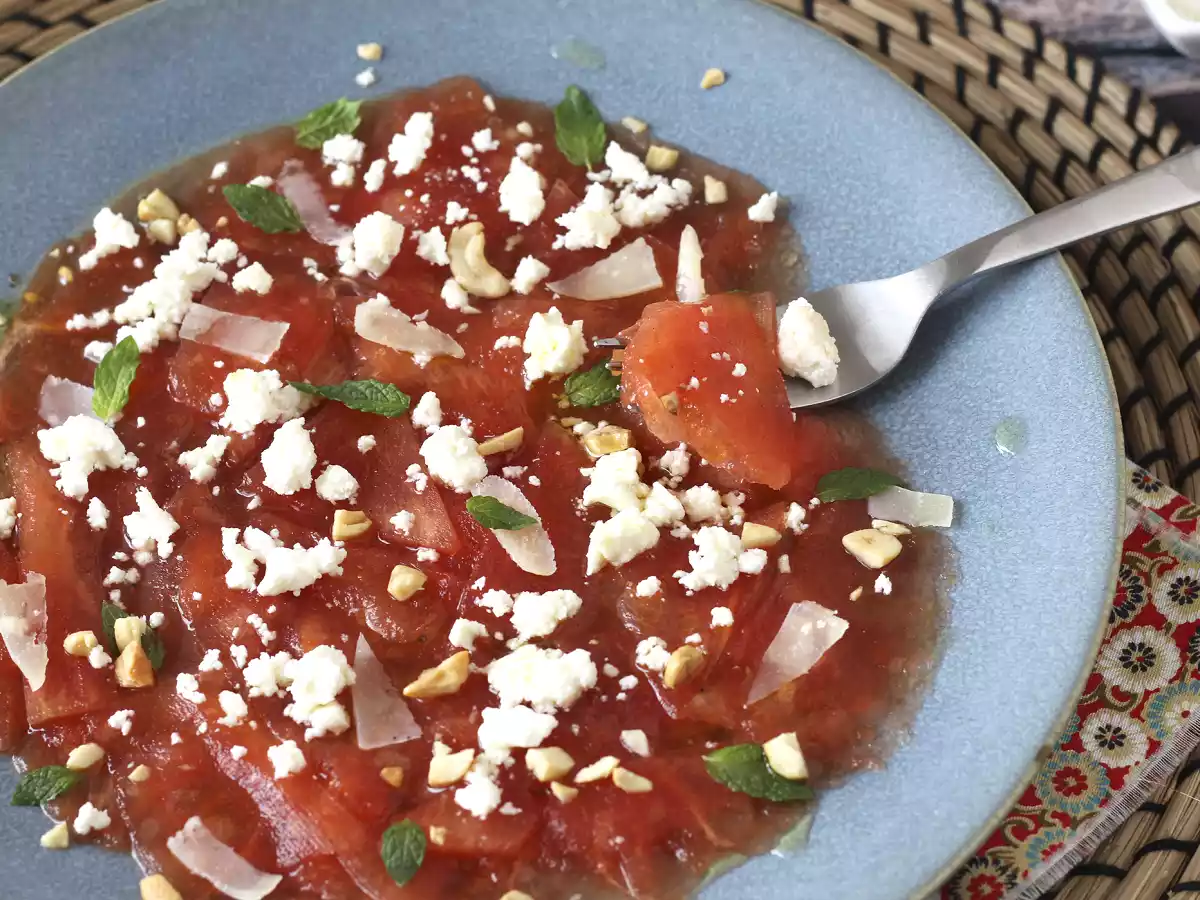 Carpaccio z arbuza: orzeźwiająca przystawka na lato - zdjęcie 4