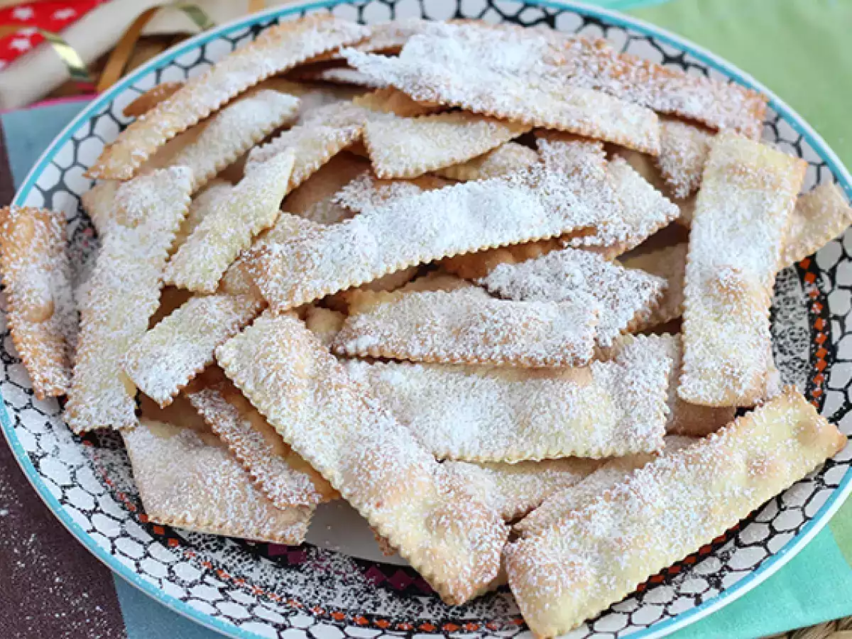 Chiacchiere di Carnevale – włoskie bugnes z piekarnika - zdjęcie 4