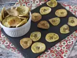 Chipsy z bananów macho pieczone w piekarniku, zdjęcie 1