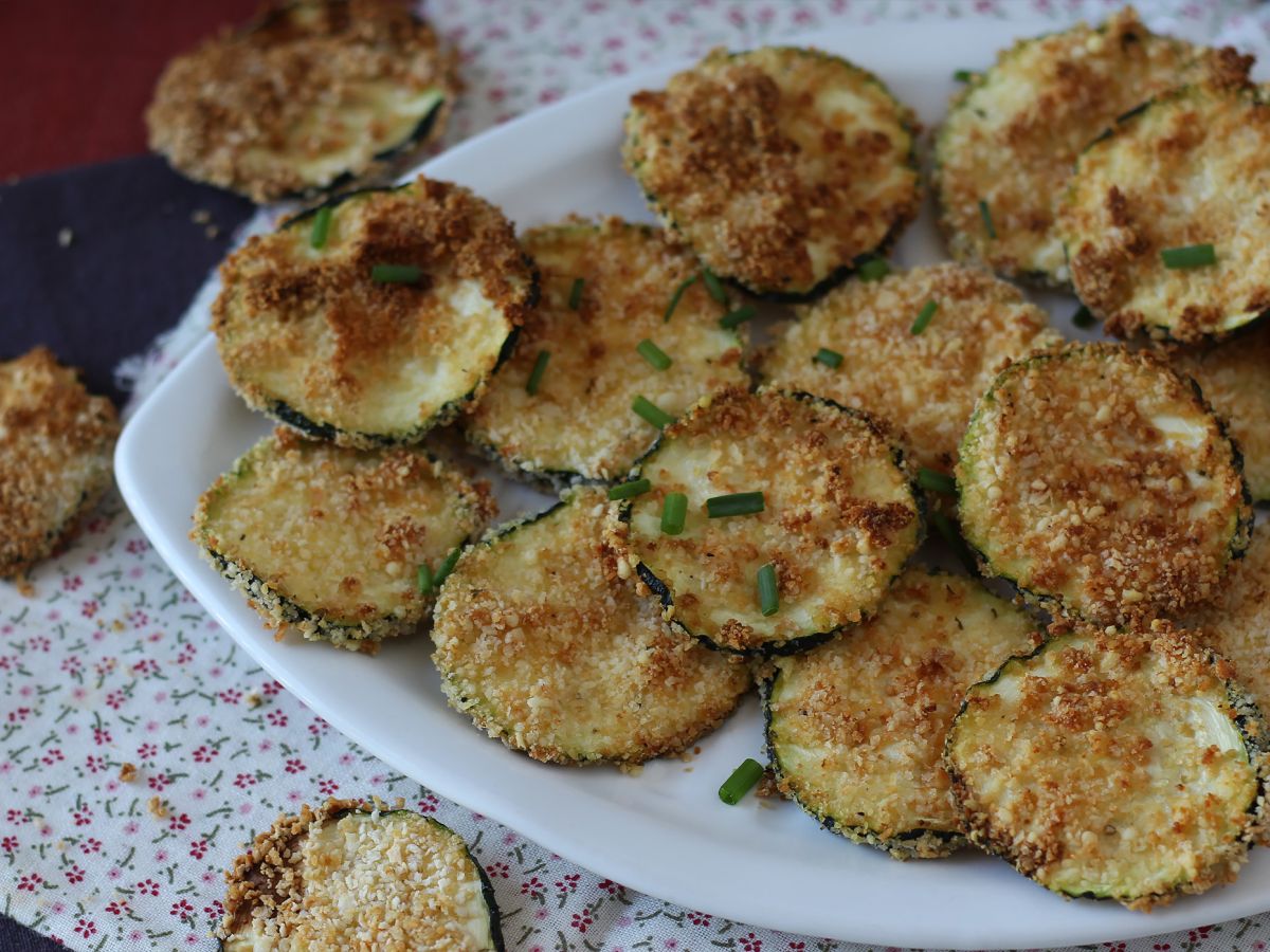 Chipsy z cukinii w frytkownicy powietrznej - zdjęcie 4