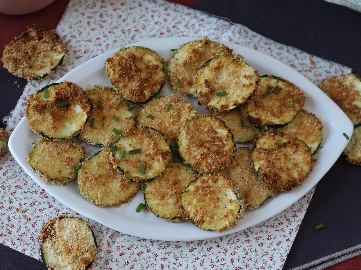 Chipsy z cukinii w frytkownicy powietrznej - zdjęcie 5