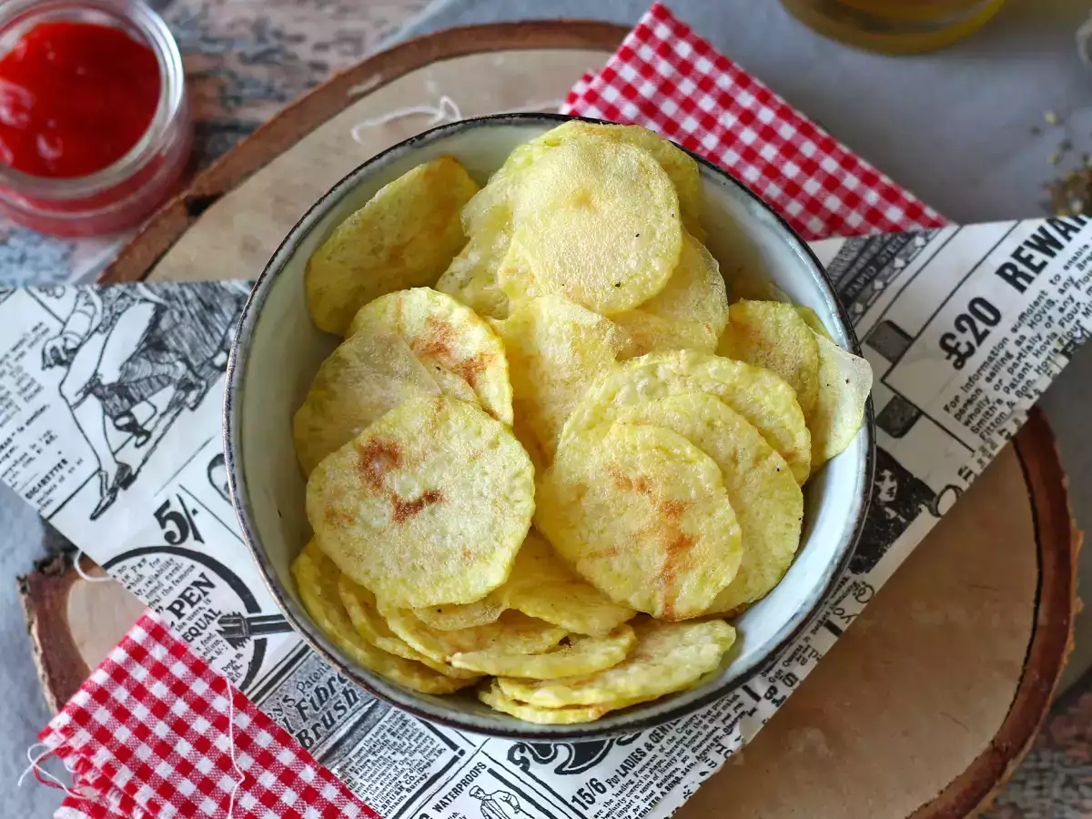 Chipsy ziemniaczane z mikrofalówki - zdjęcie 2