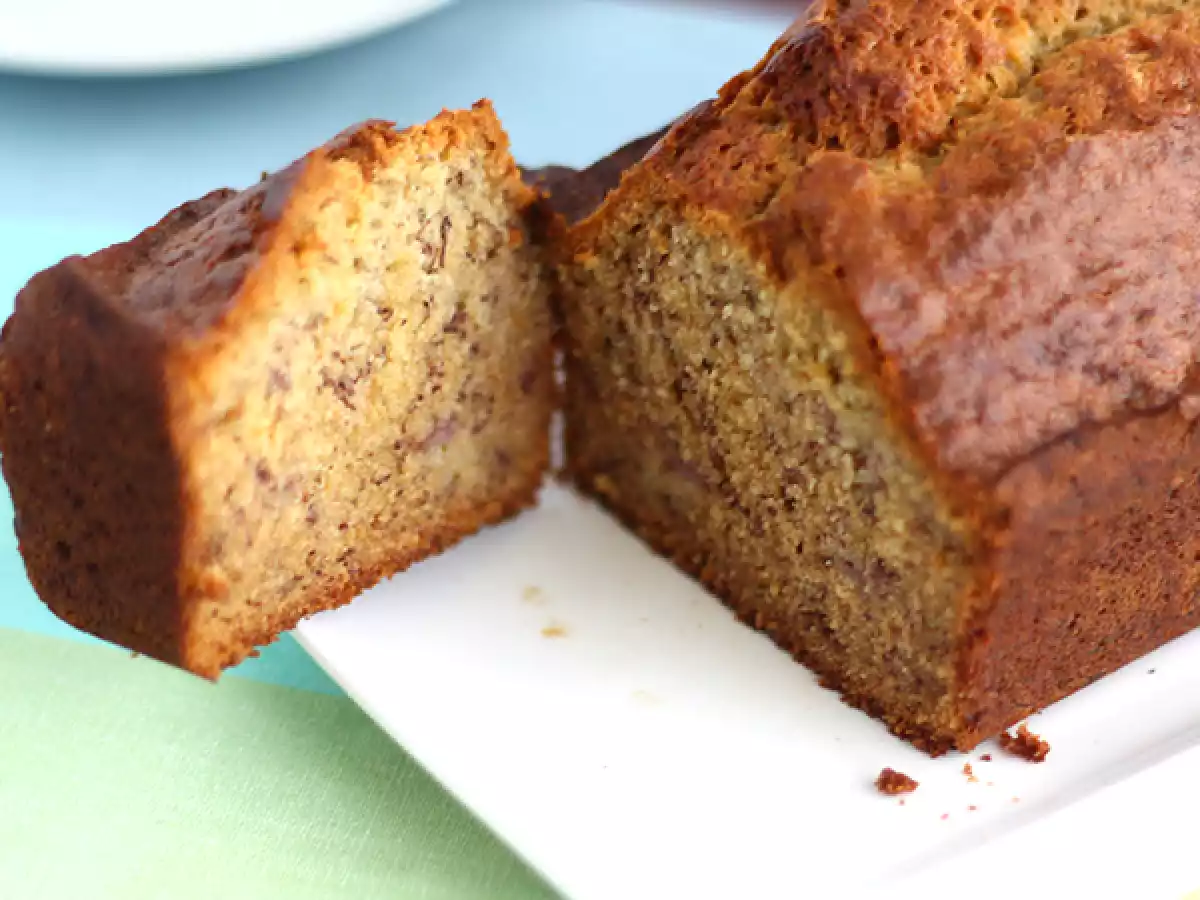 Chlebek bananowy - przepis na pyszne ciasto bananowe - zdjęcie 2
