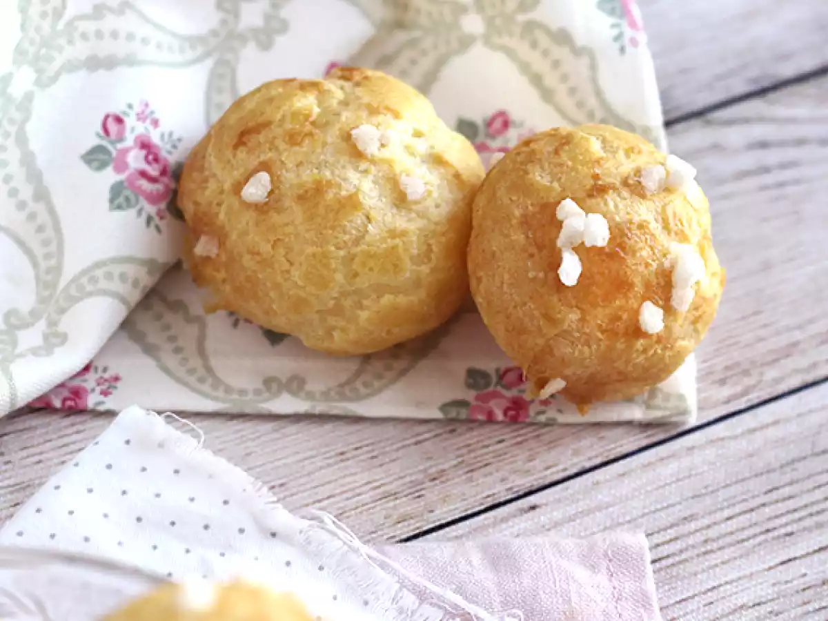Chouquettes, ptysie z cukrem perlistym - zdjęcie 3