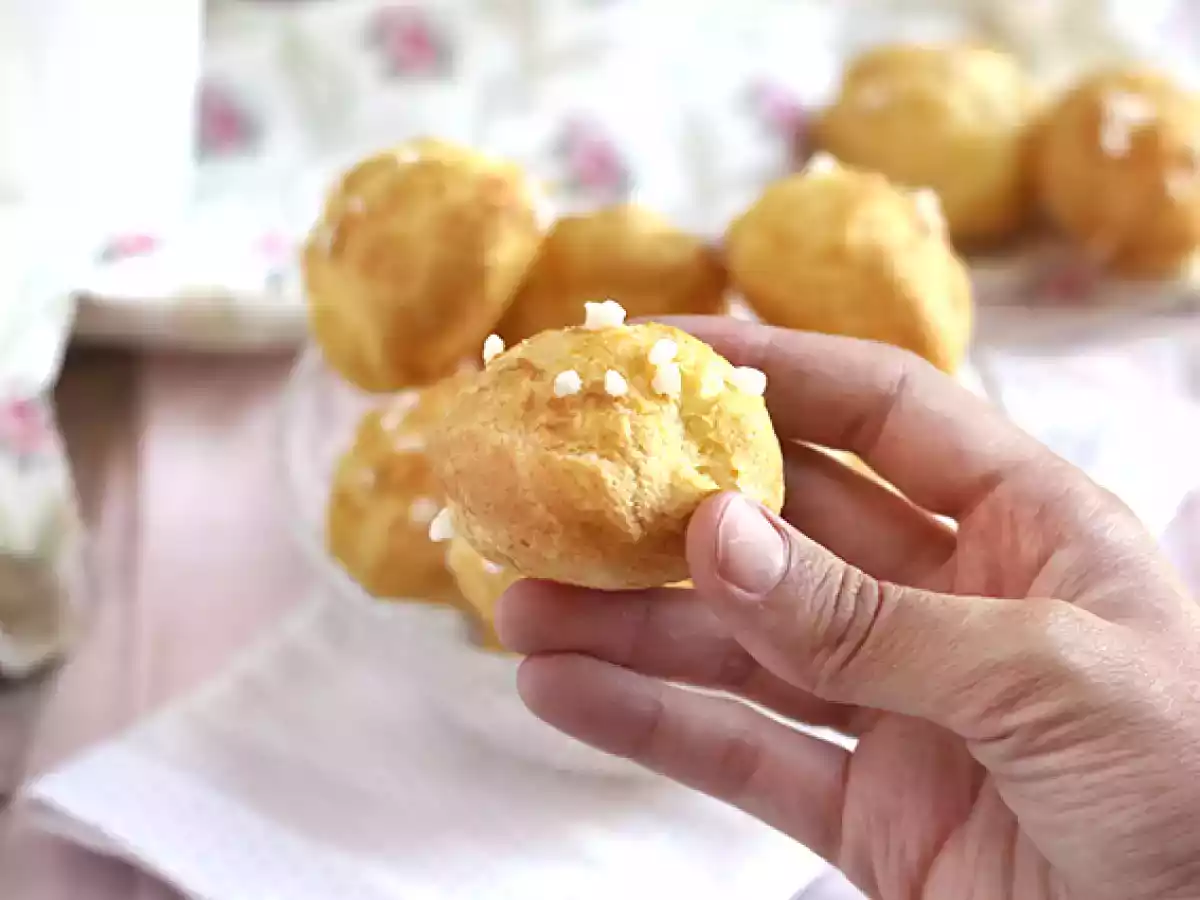 Chouquettes, ptysie z cukrem perlistym - zdjęcie 4