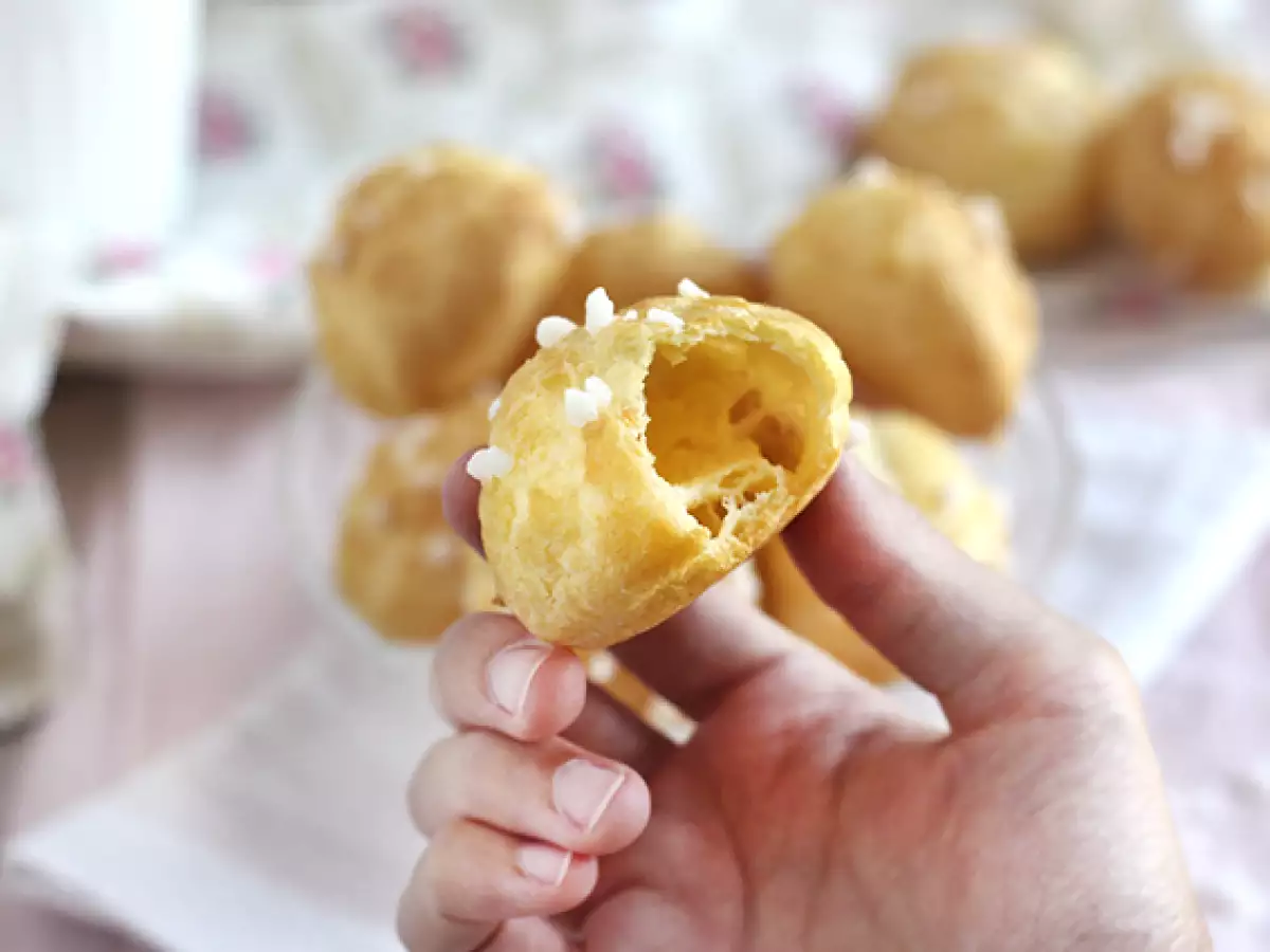 Chouquettes – ptysie z cukrem perłowym - zdjęcie 2