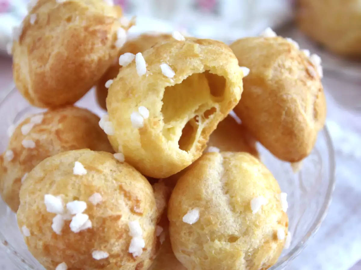 Chouquettes – ptysie z cukrem perłowym - zdjęcie 6