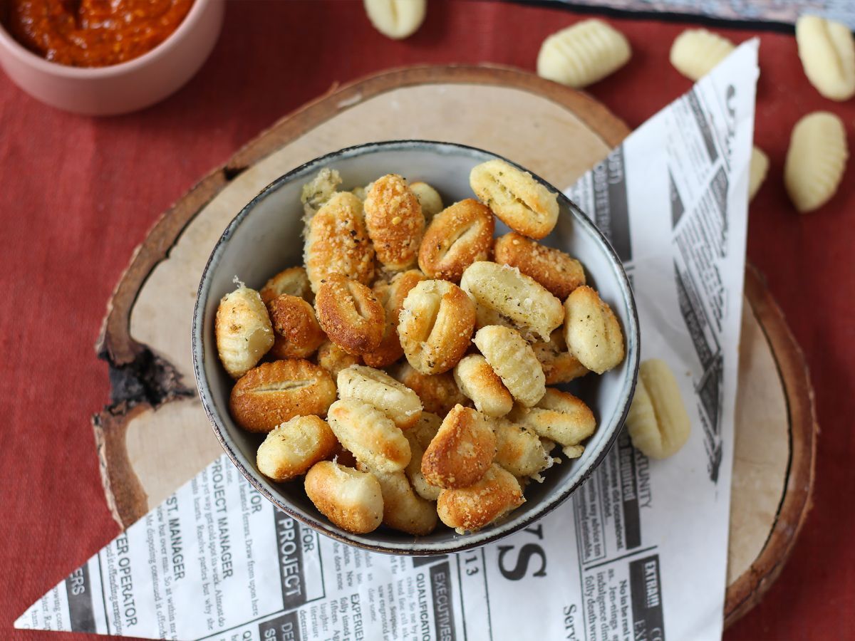 Chrupiące gnocchi z parmezanem w frytkownicy powietrznej - zdjęcie 3