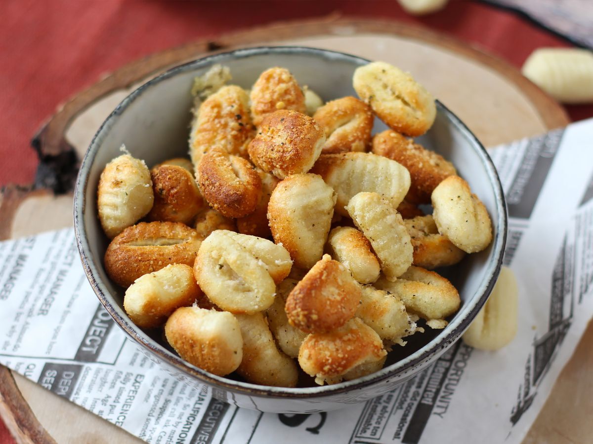 Chrupiące gnocchi z parmezanem w frytkownicy powietrznej - zdjęcie 5