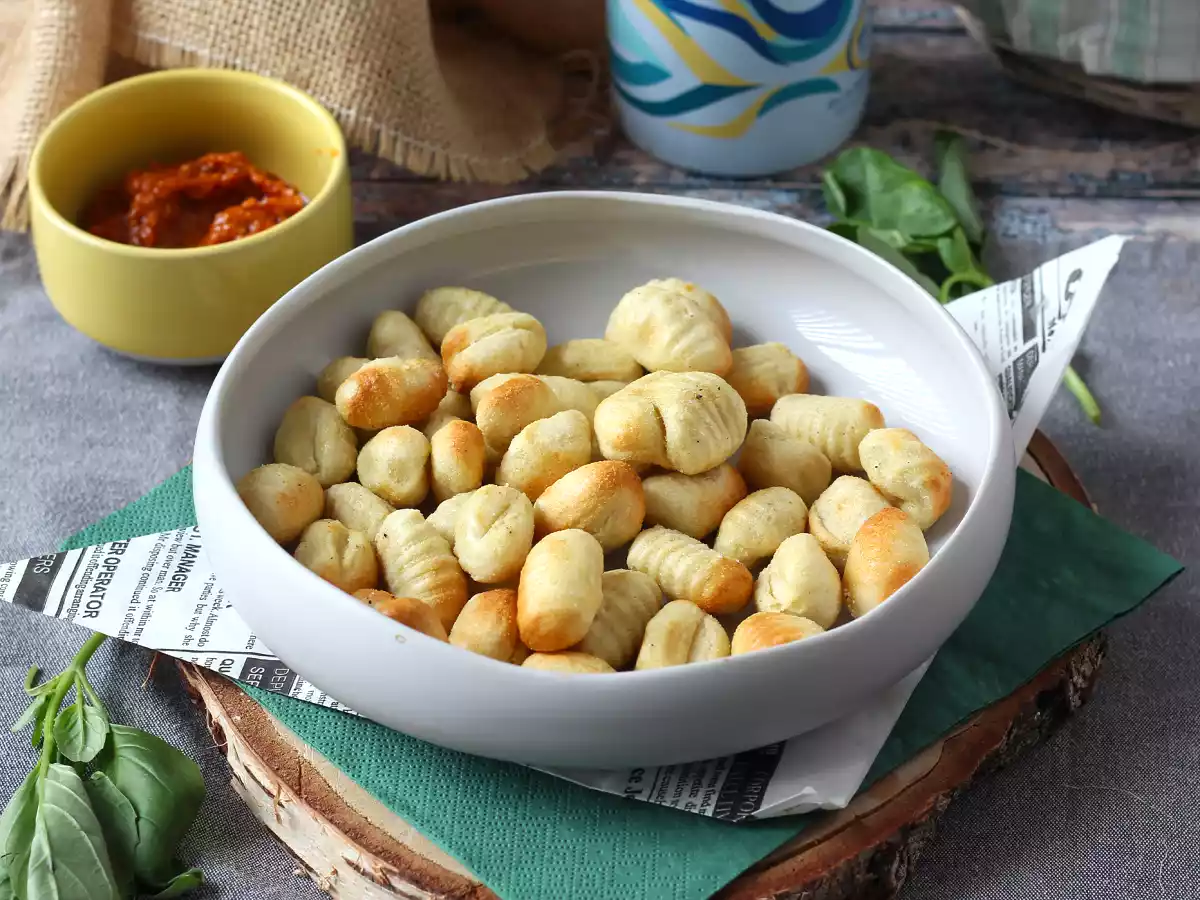 Chrupiące i miękkie gnocchi z frytkownicy powietrznej gotowe w zaledwie 10 minut!