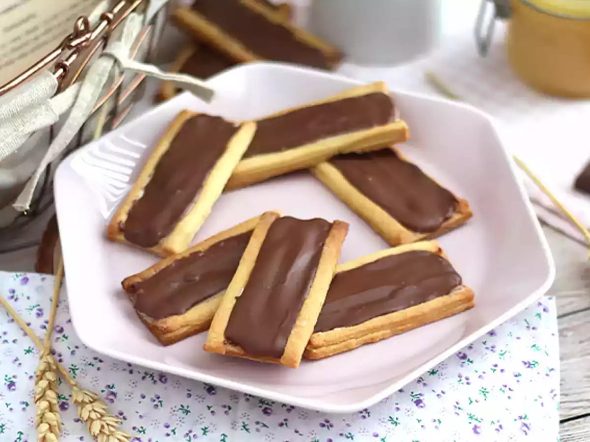Ciasteczka Twix z karmelem i mleczną czekoladą - zdjęcie 2