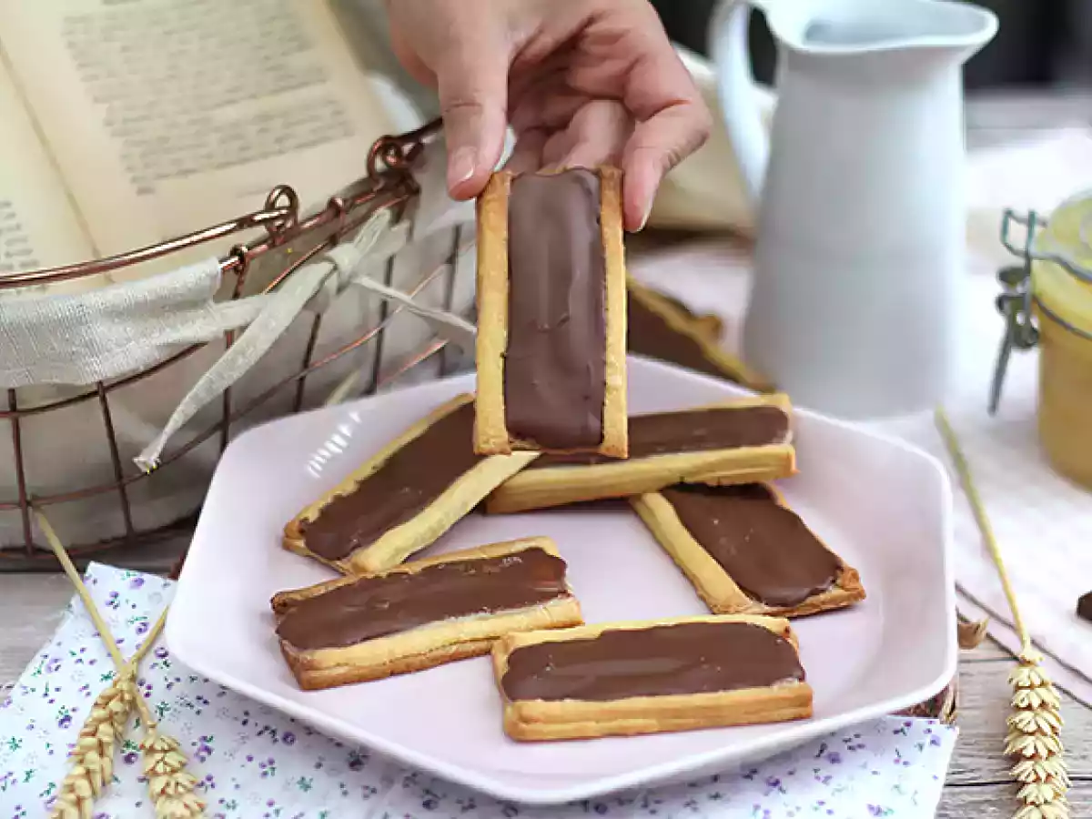 Ciasteczka Twix z karmelem i mleczną czekoladą - zdjęcie 3