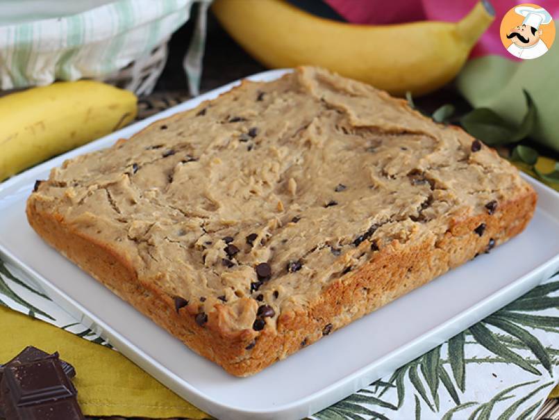 Ciasto bananowo-czekoladowe - wegańskie i bezglutenowe
