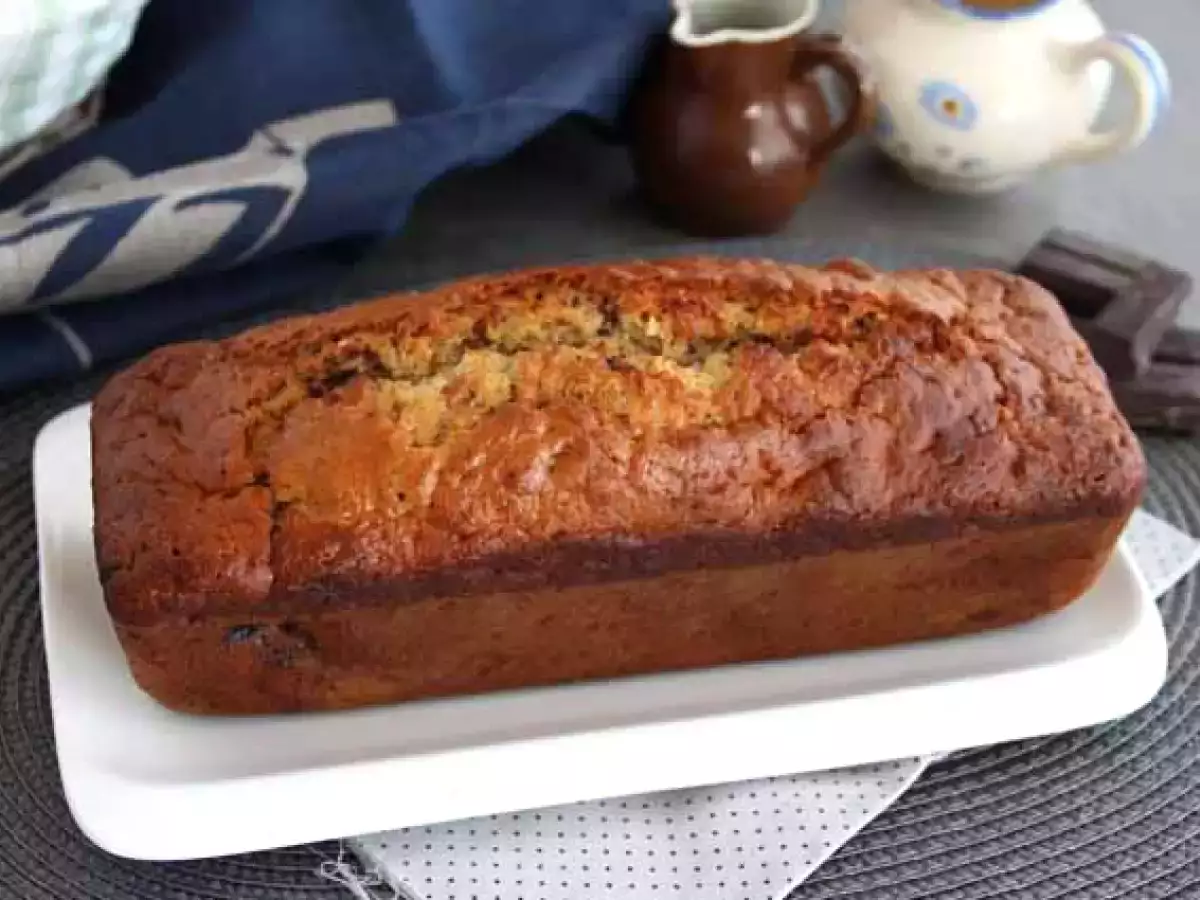 Ciasto bananowo-czekoladowe – wyjątkowo puszyste!