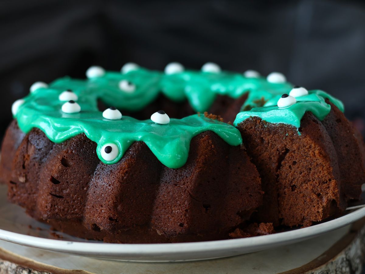 Ciasto Bundt na Halloween, przepyszna czekoladowa babka - zdjęcie 3