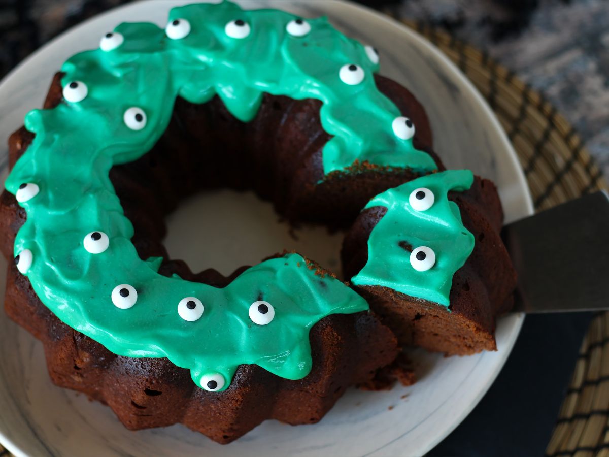 Ciasto Bundt na Halloween, przepyszna czekoladowa babka - zdjęcie 5