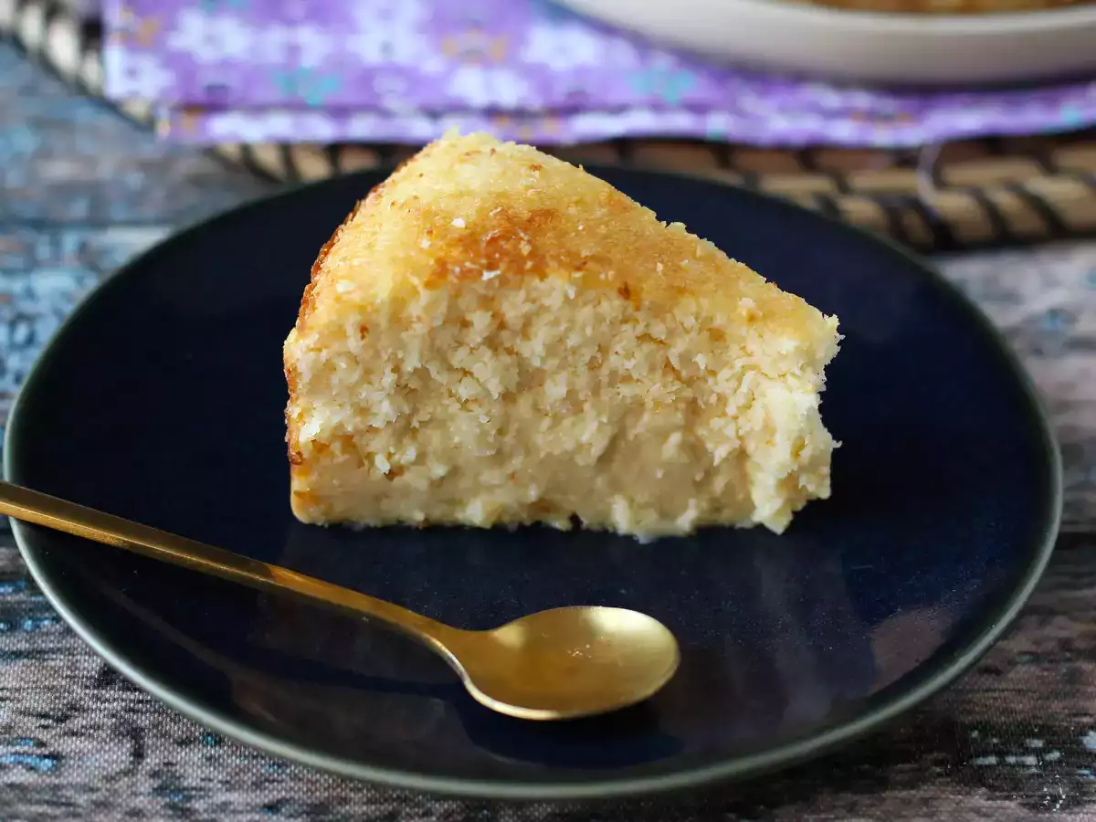 Ciasto-flan kokosowo-kondensowane, łatwe w przygotowaniu i rozpływające się w ustach - zdjęcie 3