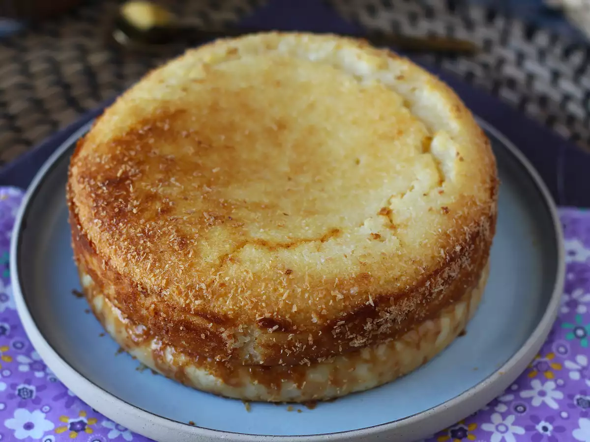 Ciasto-flan kokosowo-kondensowane, łatwe w przygotowaniu i rozpływające się w ustach - zdjęcie 4