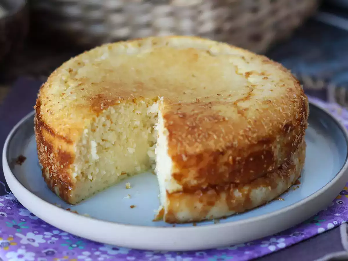 Ciasto-flan kokosowo-kondensowane, łatwe w przygotowaniu i rozpływające się w ustach - zdjęcie 5