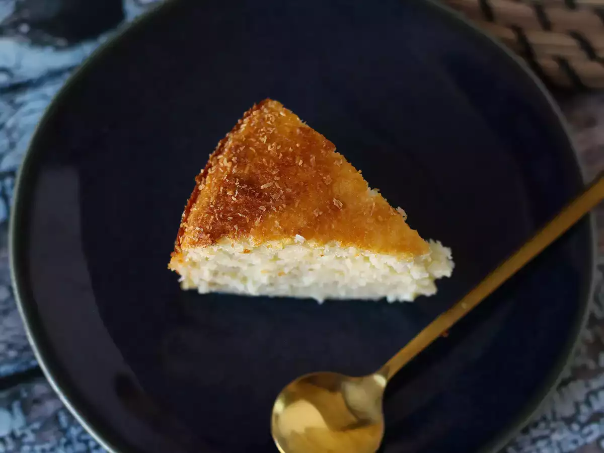 Ciasto-flan kokosowo-kondensowane, łatwe w przygotowaniu i rozpływające się w ustach - zdjęcie 6