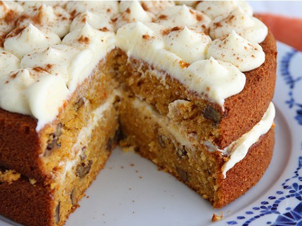 Ciasto marchewkowe - przepis na pyszne ciasto marchewkowe z orzechami - zdjęcie 2