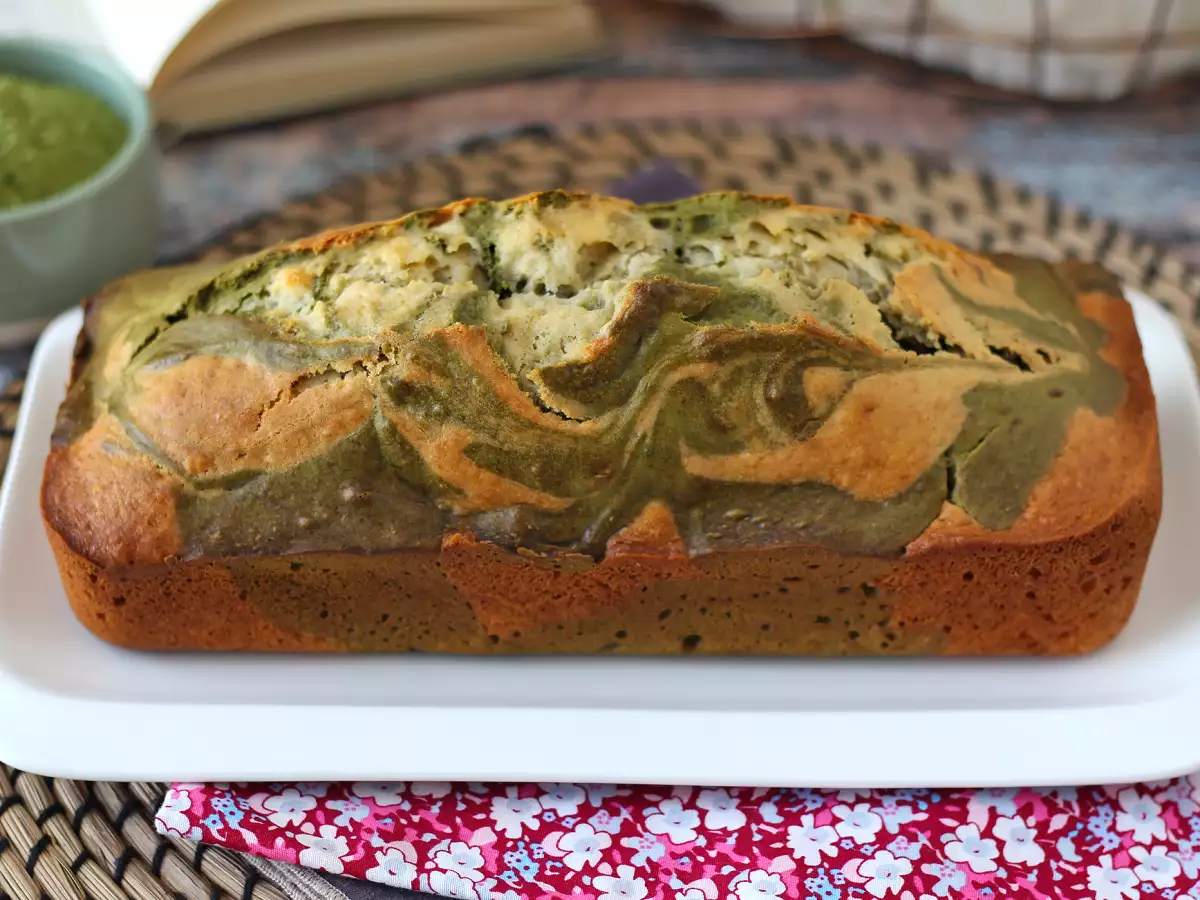 Ciasto marmurkowe z herbatą matcha - zdjęcie 2