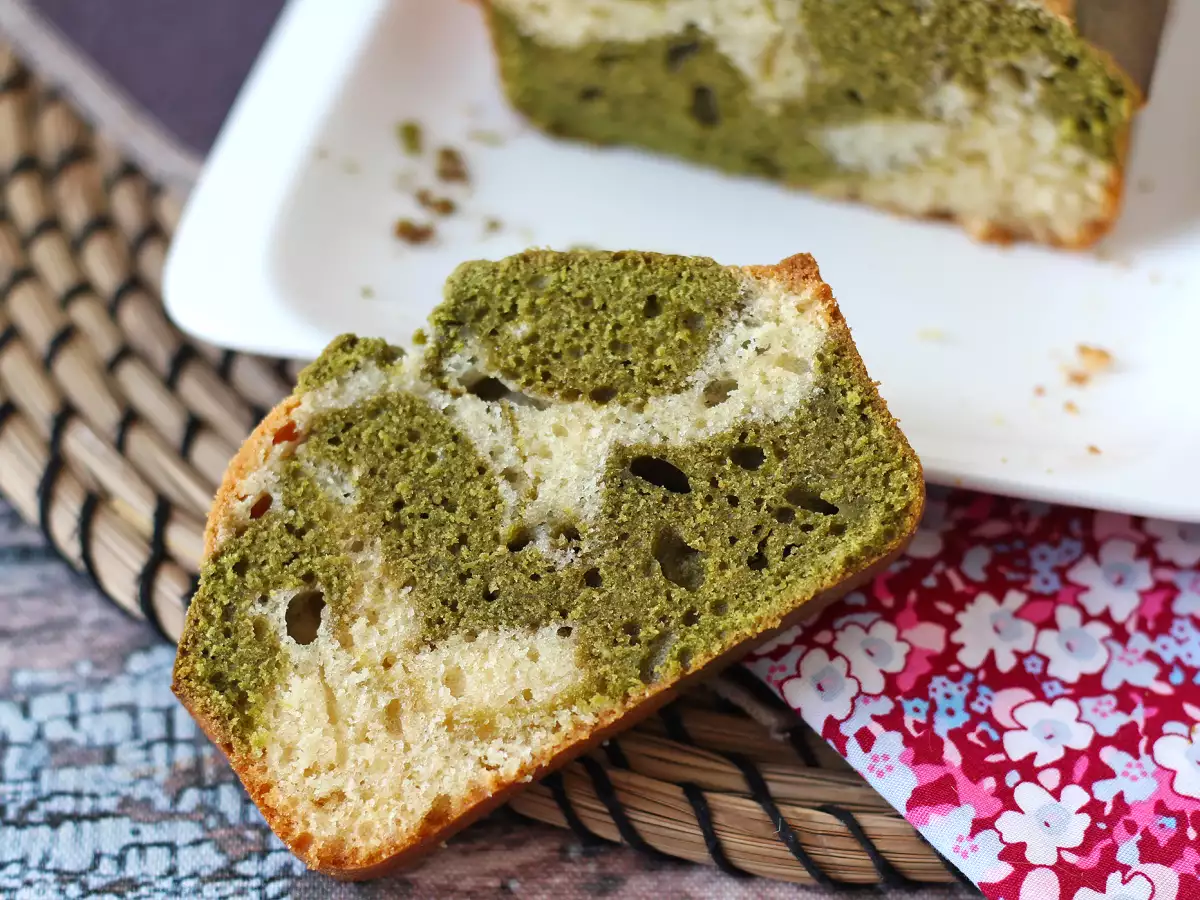 Ciasto marmurkowe z herbatą matcha - zdjęcie 5