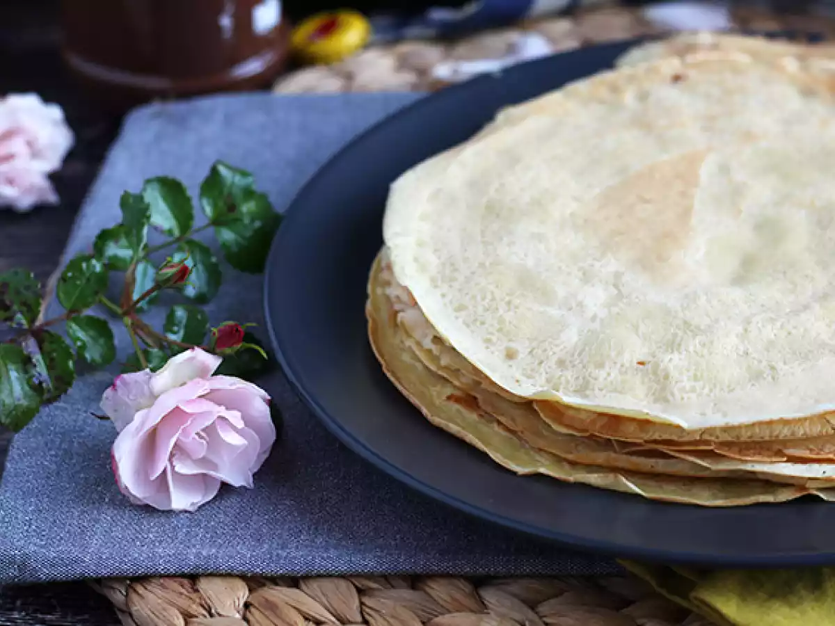 Ciasto naleśnikowe z piwem jasnym - zdjęcie 2