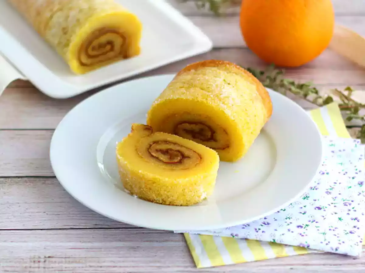 Ciasto pomarańczowe z Portugalii - Torta de laranja