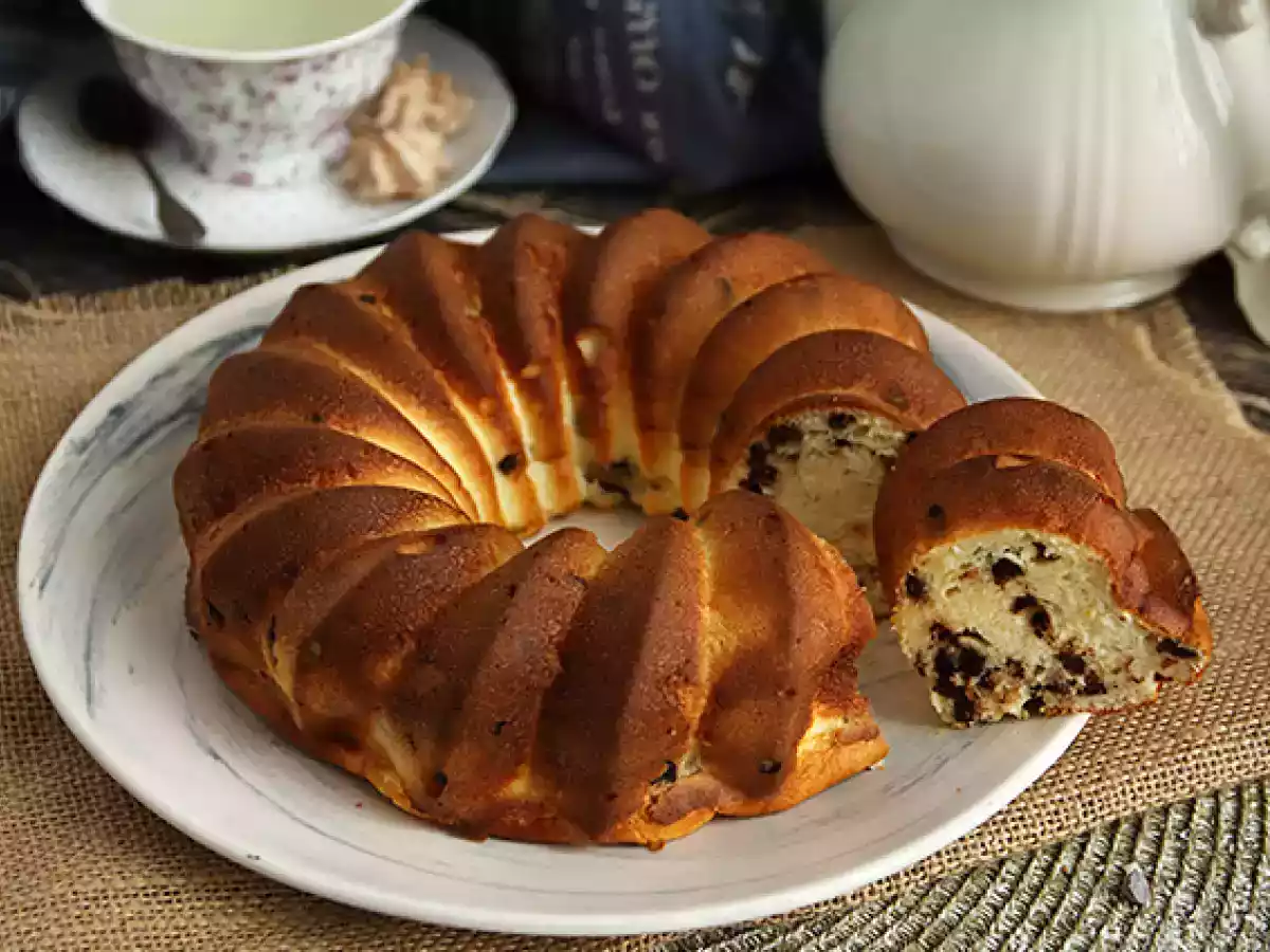 Ciasto skyr z kawałkami czekolady: zdrowe rozwiązanie na deser!