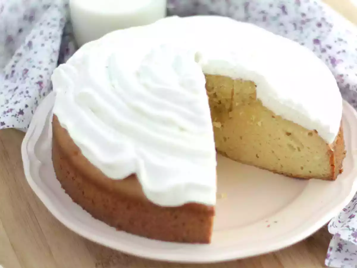 Ciasto Tres Leches z trzema mlekami - zdjęcie 3