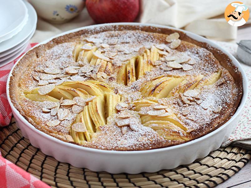 Ciasto z jabłkami i migdałami (Tarte normande)