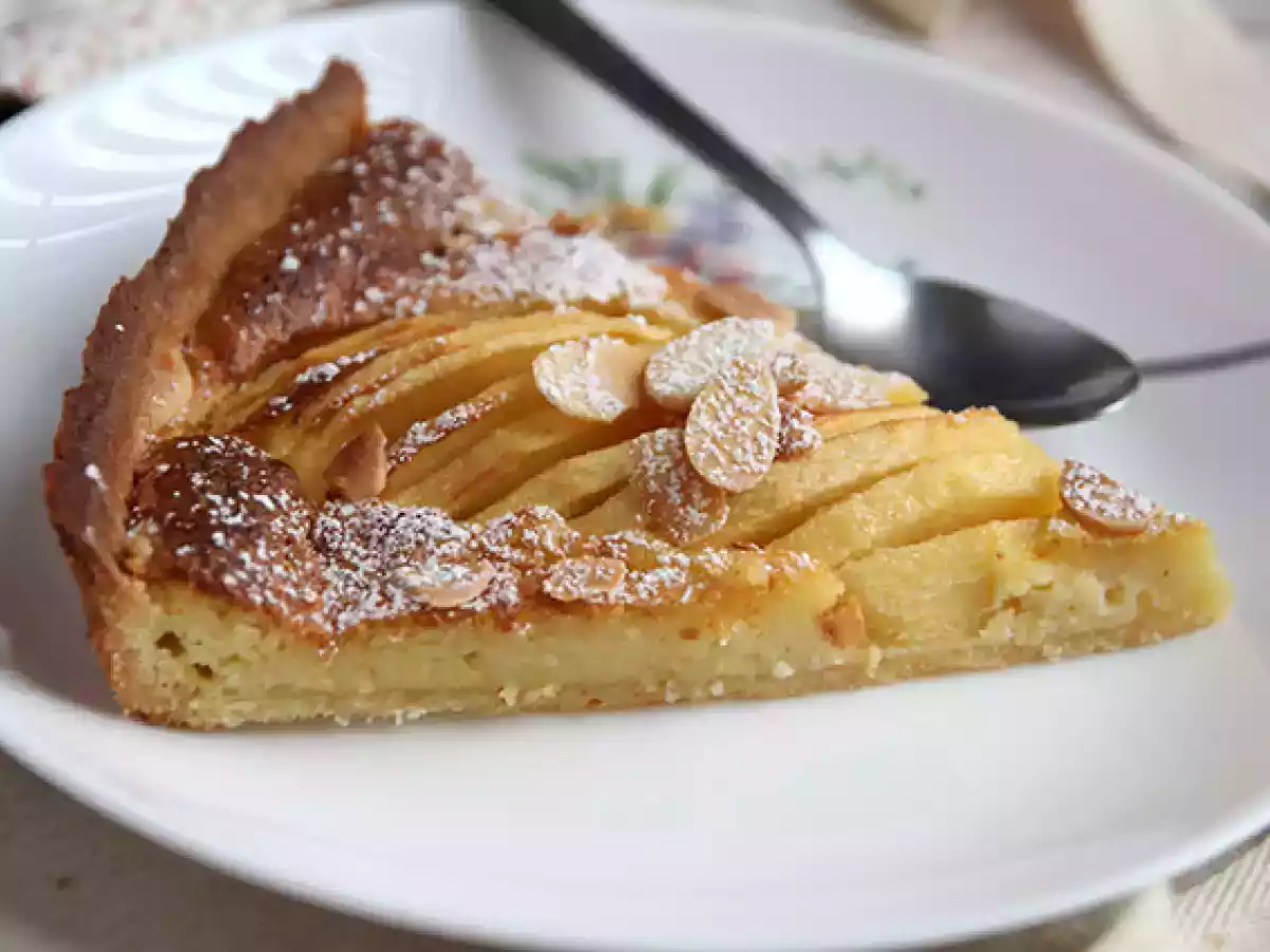 Ciasto z jabłkami i migdałami (Tarte normande) - zdjęcie 5