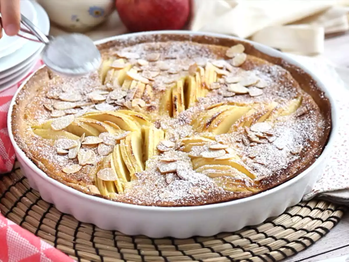 Ciasto z jabłkami i migdałami (Tarte normande) - zdjęcie 6